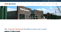 Desktop Screenshot of croonentransport.nl